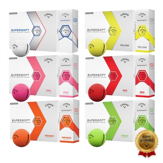 캘러웨이 슈퍼소프트 골프볼(2피스) 12구 GF