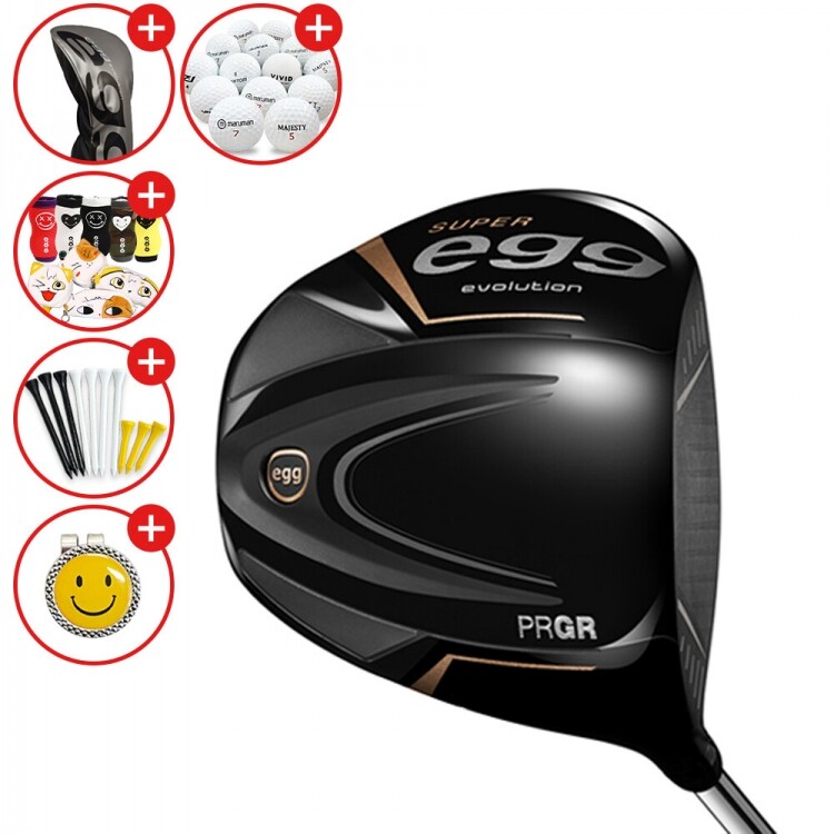 증정A [프로기아정품] 24년 피알지알 슈퍼에그 SUPER EGG 고반발 드라이버 남성용 GF