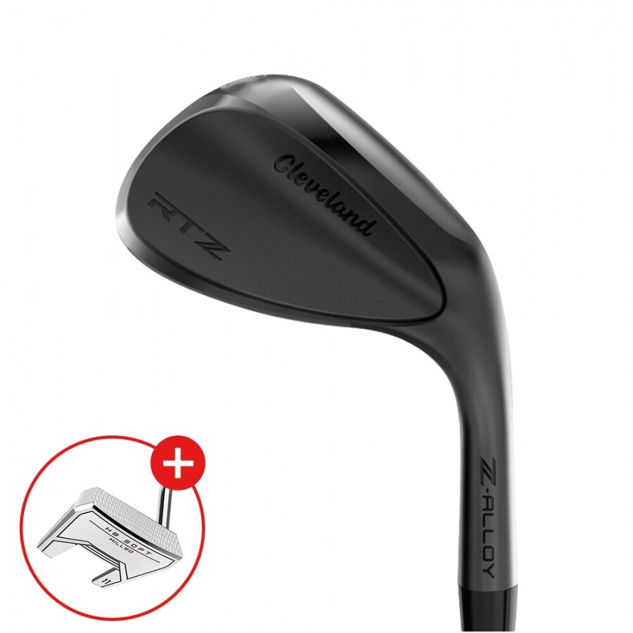 ★2자루 구매시 퍼터증정★ [던롭스포츠코리아] 클리브랜드 RTZ 웨지 블랙사틴(BLACK SATIN) GF