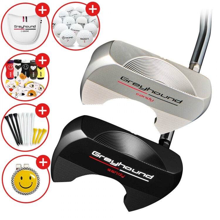 증정A [예스골프정품] 25년 THE ALL NEW 그레이하운드 6 (GREYHOUND VI) 샌디 SANDY 퍼터 GF