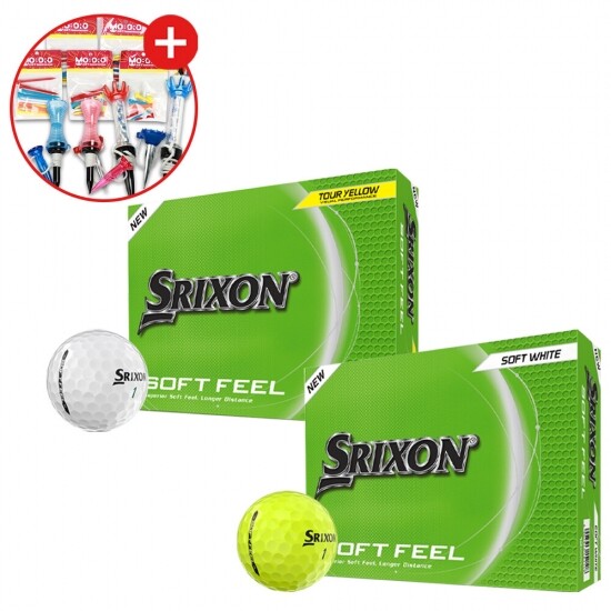 (증정) 스릭슨 소프트필14(Soft Feel) 골프공 2피스 GF