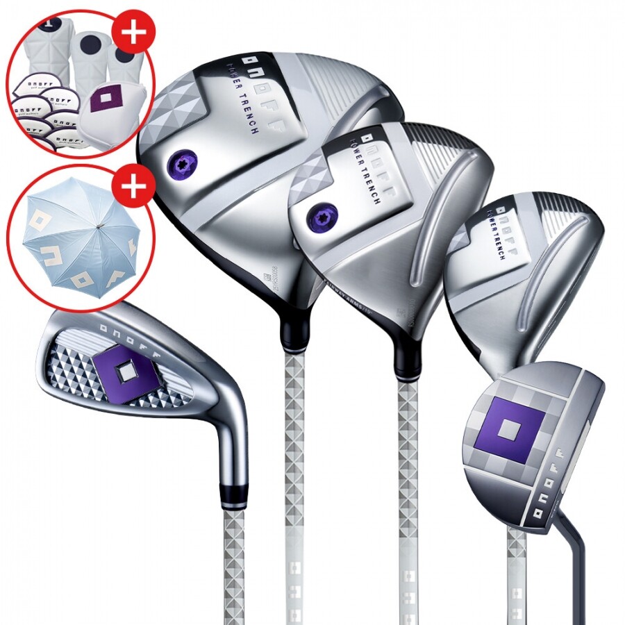 [우산증정][마스터스정품] 다이와 온오프 LP-425 여성 조합 풀세트 화이트 L강도(11PCS)(D+FW+UT+7I+PUTTER) GF