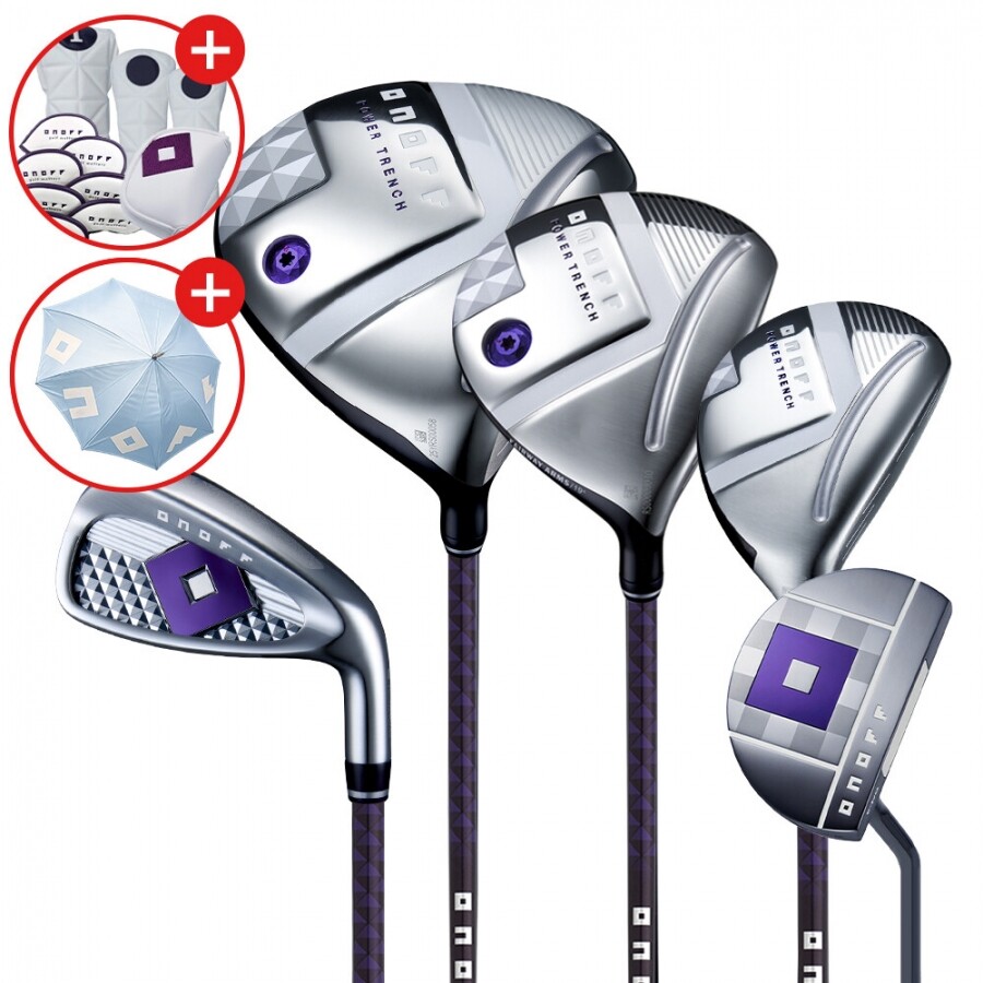 [우산증정][마스터스정품] 다이와 온오프 LP-425 여성 조합 풀세트 A강도(11PCS) (D+FW+UT+7I+PUTTER) GF
