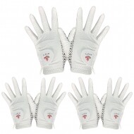 [폴리브파크골프정품] 메이플 파크골프장갑 여성용 화이트 3장 세트 GF