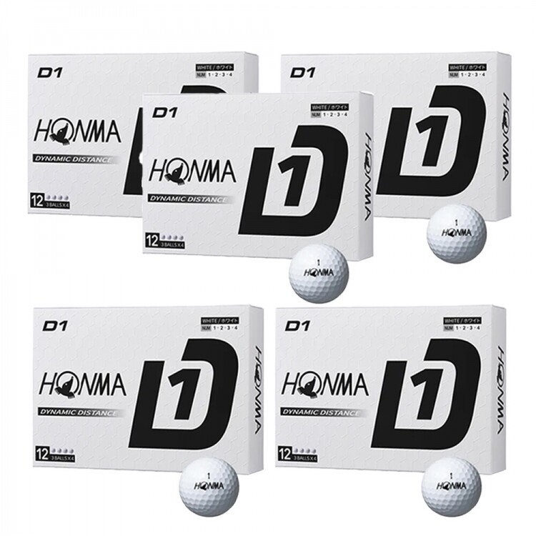 (혼마골프 정품) 혼마 D1 골프공 2피스 5더즌 세트 GF
