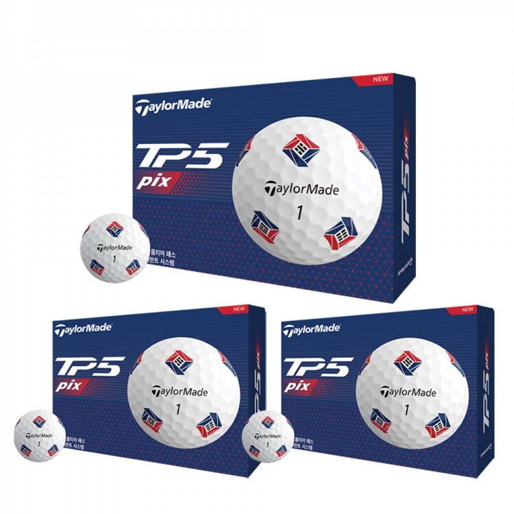 [테일러메이드정품] TP5볼 KOREA 디자인 3더즌세트 로고볼무료인쇄 GF