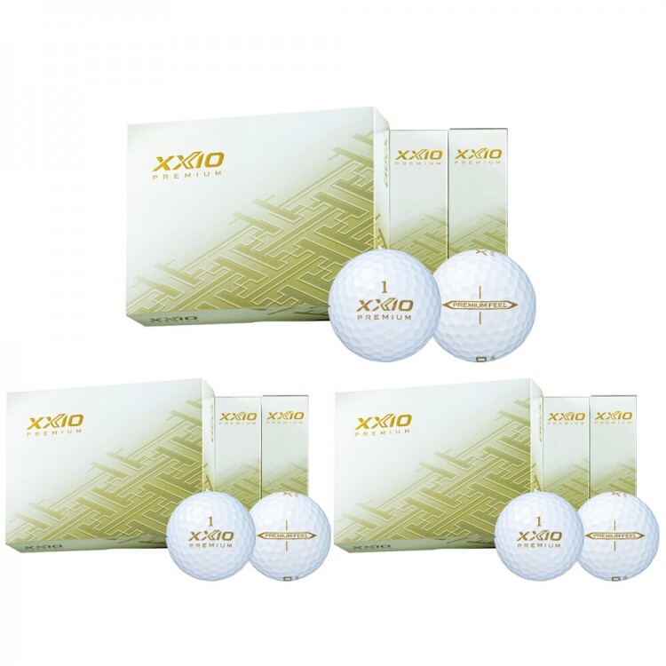 [던롭코리아 정품]젝시오 프리미엄 골프공 (WHITE) 3피스 3더즌세트 GF