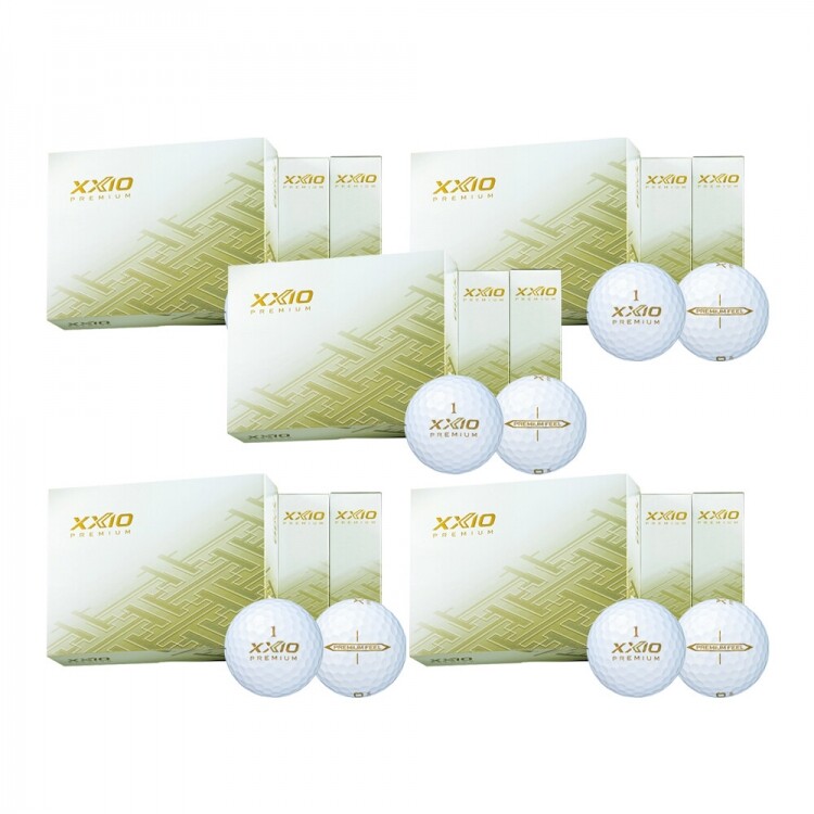 [던롭코리아 정품]젝시오 프리미엄 골프공 (WHITE) 3피스 5더즌세트 GF