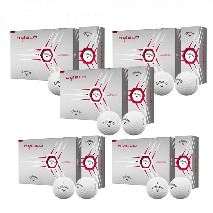 캘러웨이 헥스(HEX) 디아블로 골프볼(2피스)(화이트) 12구 5더즌세트 GF