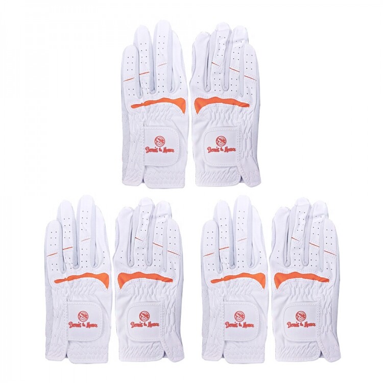 데니스 골프장갑 여성용 양피 3장세트 GF