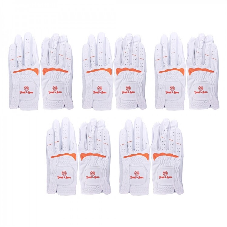 데니스 골프장갑 여성용 양피 5장세트 GF