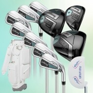 [A급 리퍼브][캘러웨이정품] 캘러웨이 레바 라이즈 (REVA RISE) 여성용 캐디백 포함 풀세트 (11PCS)(D+FW+UT+7I+PT) GF