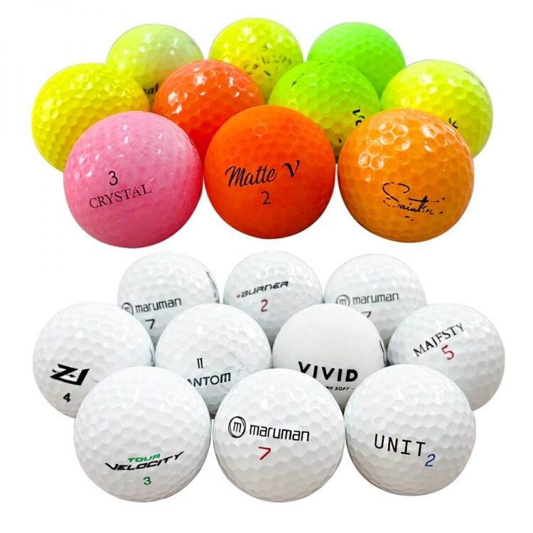 [타이틀리스트/세인트나인 외] 중고 인기 로스트볼 (A~B급) 브랜드혼합 B+급 [100알]_GF