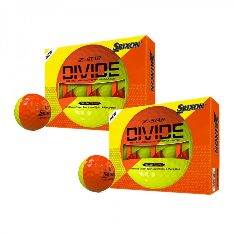 [던롭스포츠코리아정품] 스릭슨 제트스타 Z-STAR 9 디바이드 골프공 2더즌세트 GF