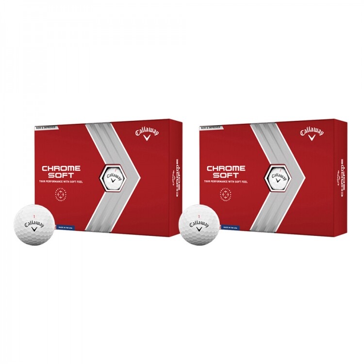 캘러웨이 크롬소프트 골프공모음(4피스) 2더즌세트_GF