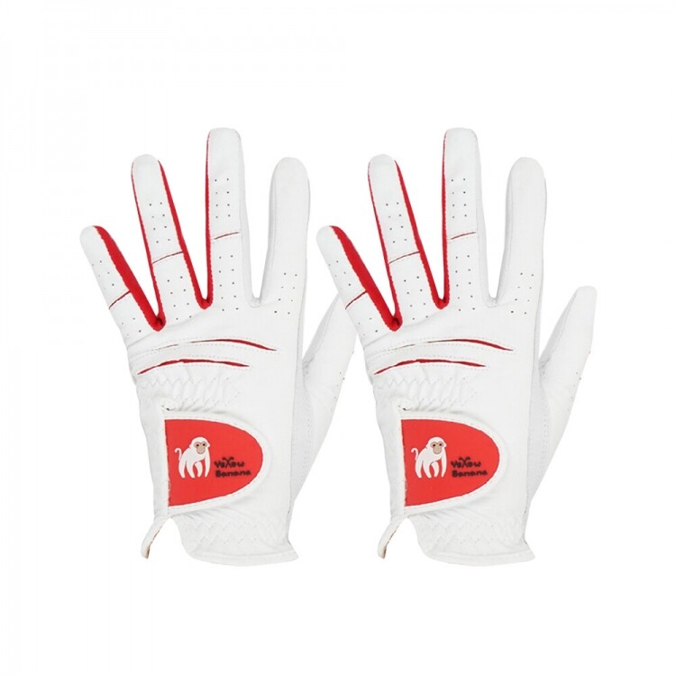 [옐로우바나나] 반양피 골프장갑 여성용 양손 2세트 GF