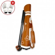 증정A[폴리브파크골프정품] 더블 캐디백 브라운 GF