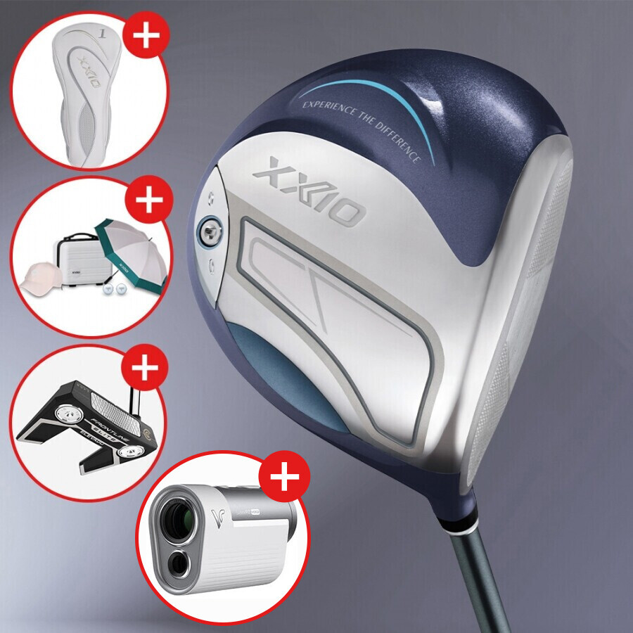 [클리브랜드 퍼터+거리측정기증정][던롭스포츠 코리아] 젝시오14 블루 여성 드라이버 GF