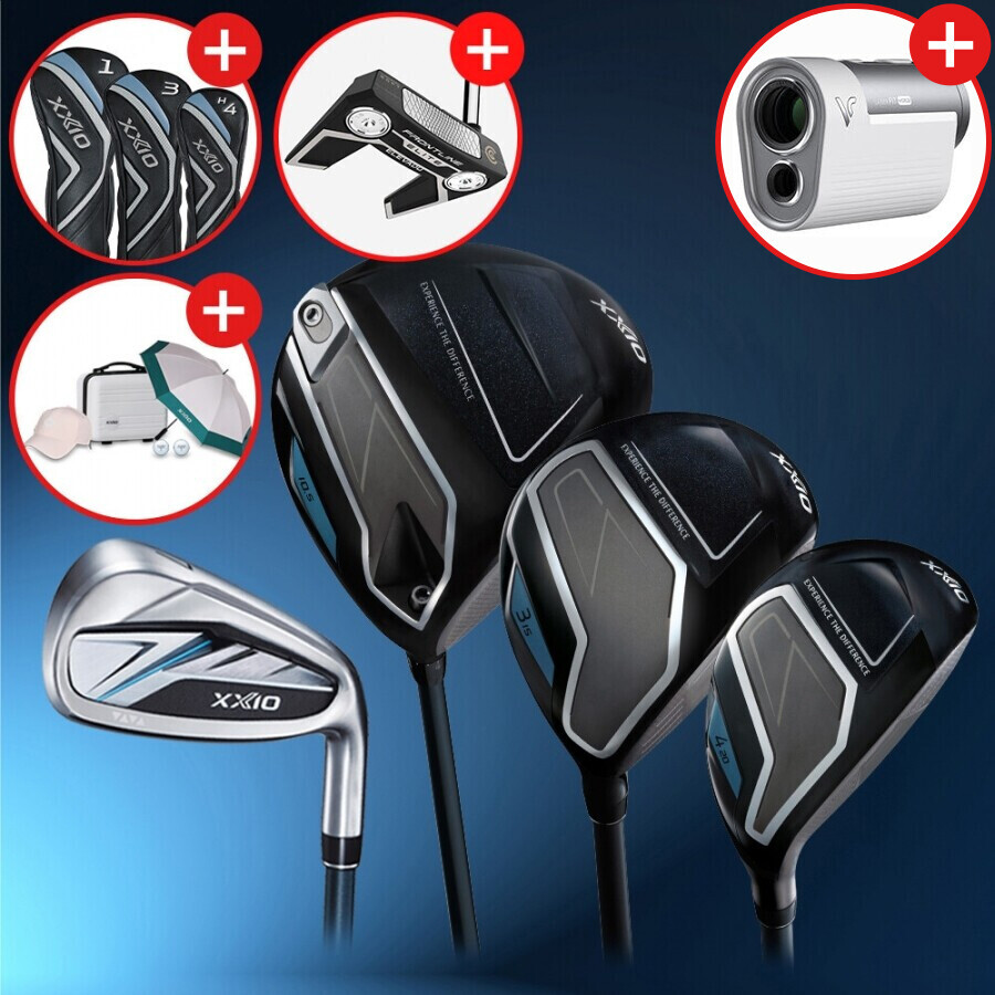 [클리브랜드 퍼터+거리측정기증정][던롭스포츠 코리아] 젝시오14 남성용 풀세트 (D+W+U+IR) GF