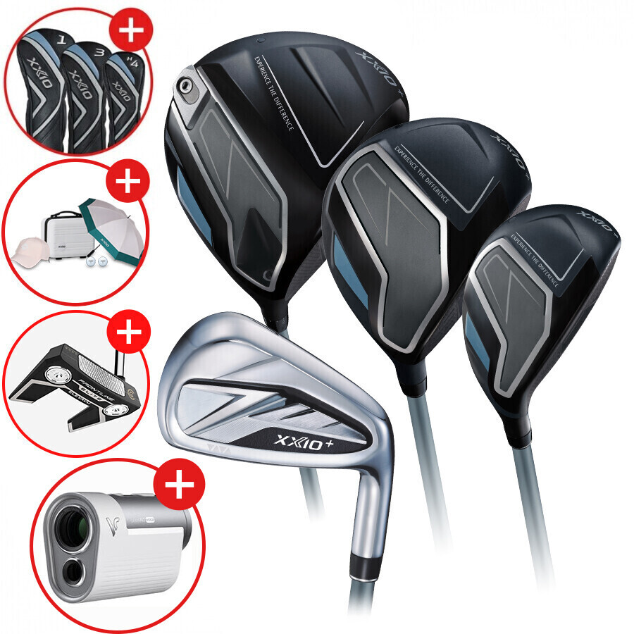 [클리브랜드 퍼터+거리측정기증정][던롭스포츠 코리아] 젝시오14 플러스 남성용 풀세트 (D+W+U+IR) GF