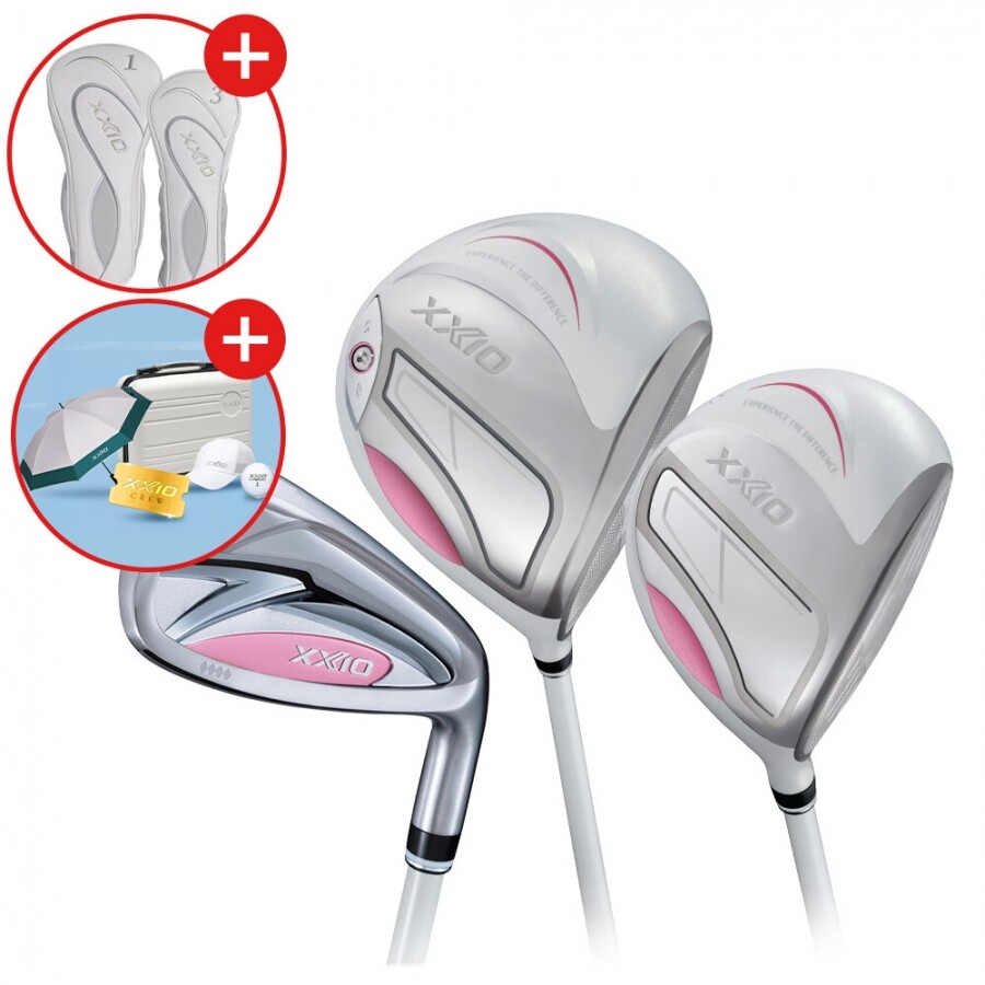 [던롭스포츠 코리아] 젝시오14 여성용 화이트 풀세트 (D+W+IR) GF