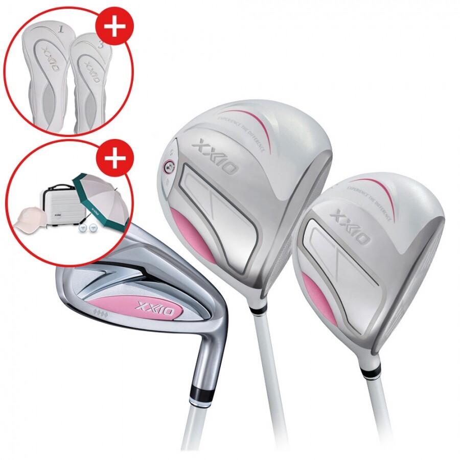 [던롭스포츠 코리아] 젝시오14 여성용 화이트 풀세트 (D+W+IR) GF