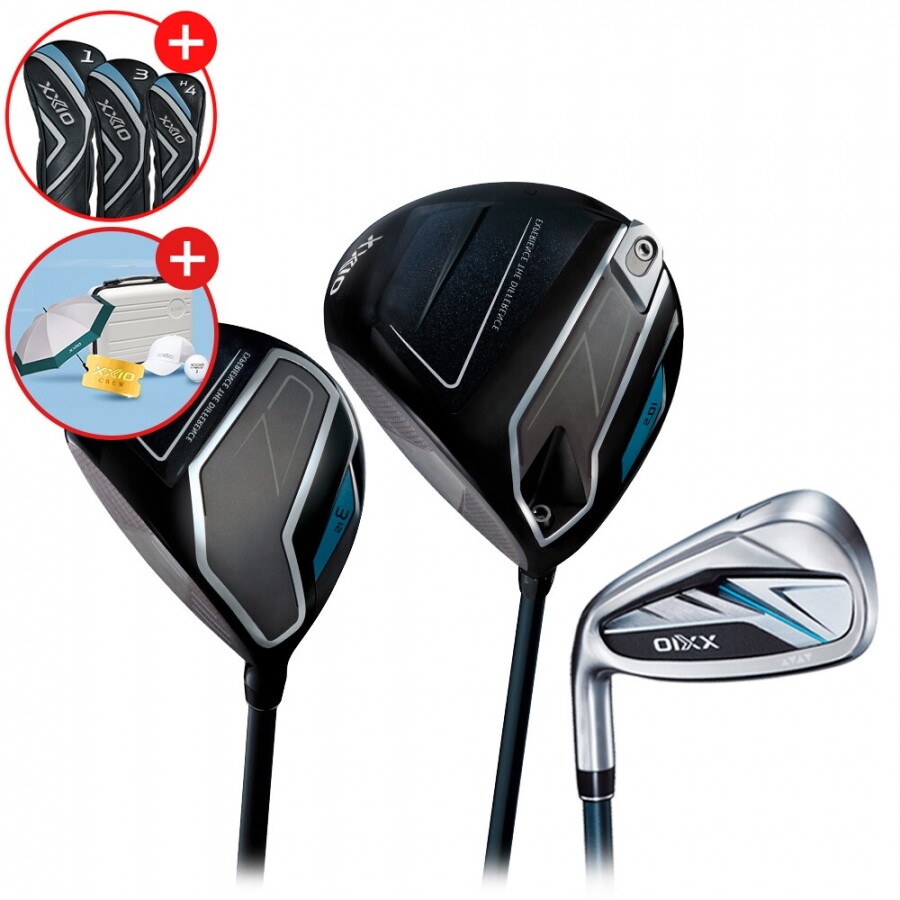 [던롭스포츠 코리아] 젝시오14 남성용 좌타 풀세트 (D+W+IR) GF