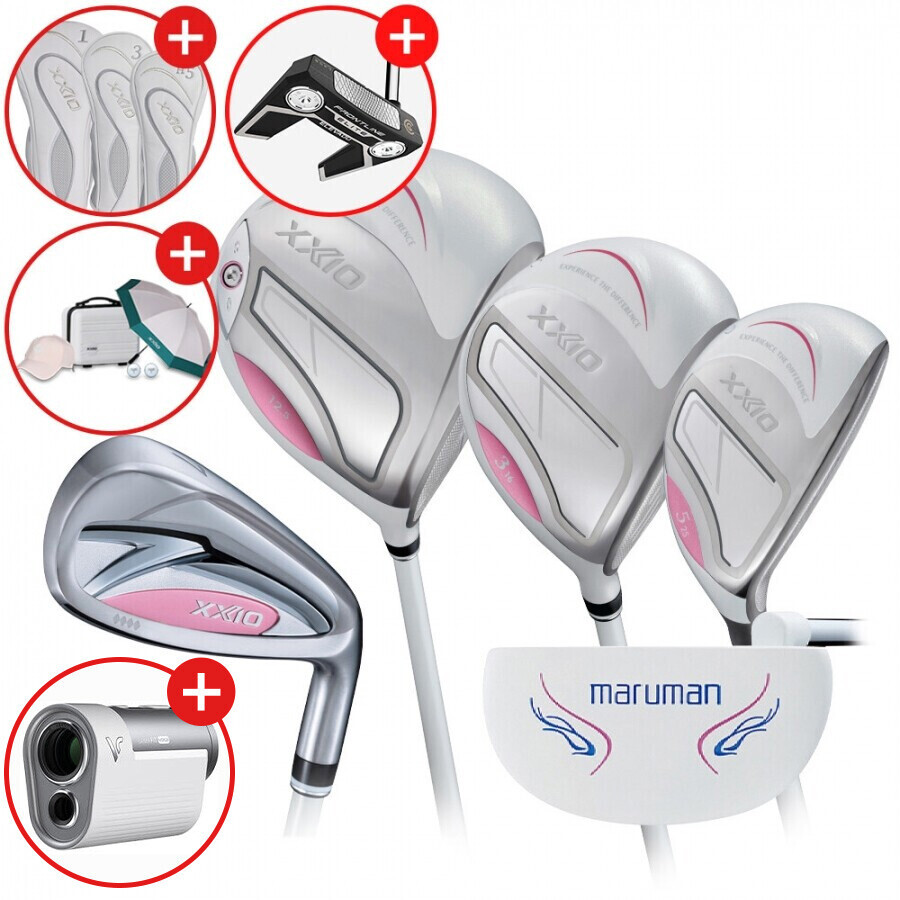 [클리브랜드 퍼터+거리측정기증정][던롭스포츠코리아] 젝시오14 여성용 풀세트 (D+W+U+IR+PT) GF