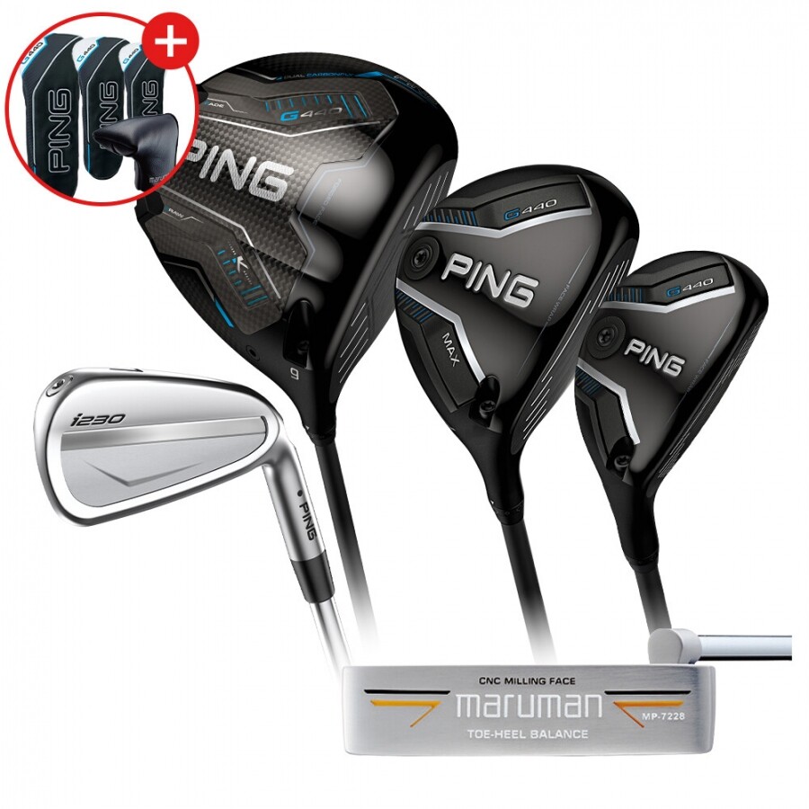 [삼양인터내셔날 정품] 핑 G440K&G440 남성용 조합풀세트 I230 스틸 S(퍼터증정) GF