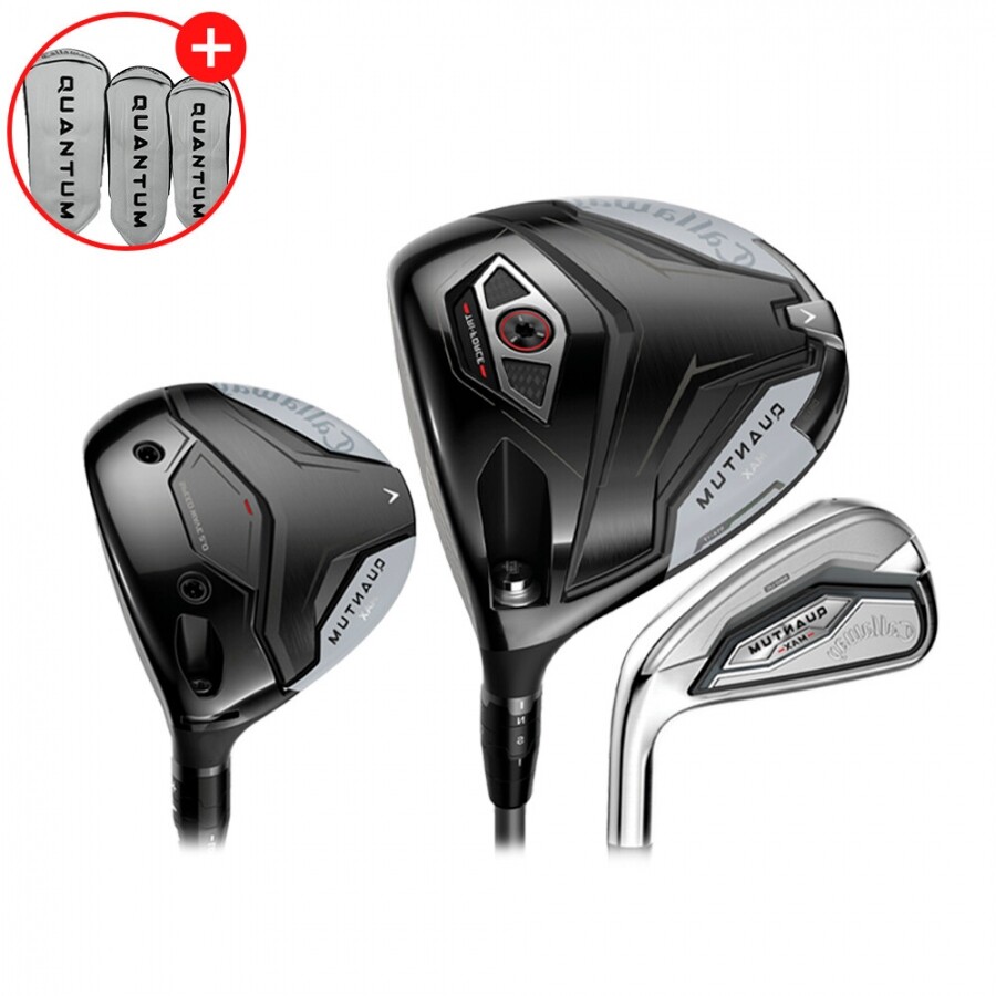 (좌타특주)[한국캘러웨이정품] 캘러웨이 퀀텀 맥스(QUANTUM MAX) 남성용 조합풀세트 (D+W+I) GF