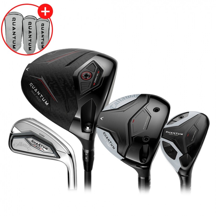 [한국캘러웨이정품] 캘러웨이 퀀텀 맥스패스트(QUANTUM MAX FAST) 남성용 조합풀세트 (D+W+U+I) GF