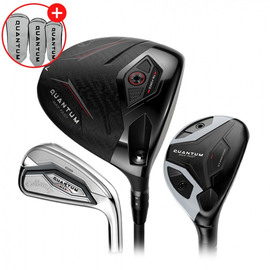 [한국캘러웨이정품] 캘러웨이 퀀텀 맥스패스트(QUANTUM MAX FAST) 남성용 조합풀세트 (D+U+I) GF