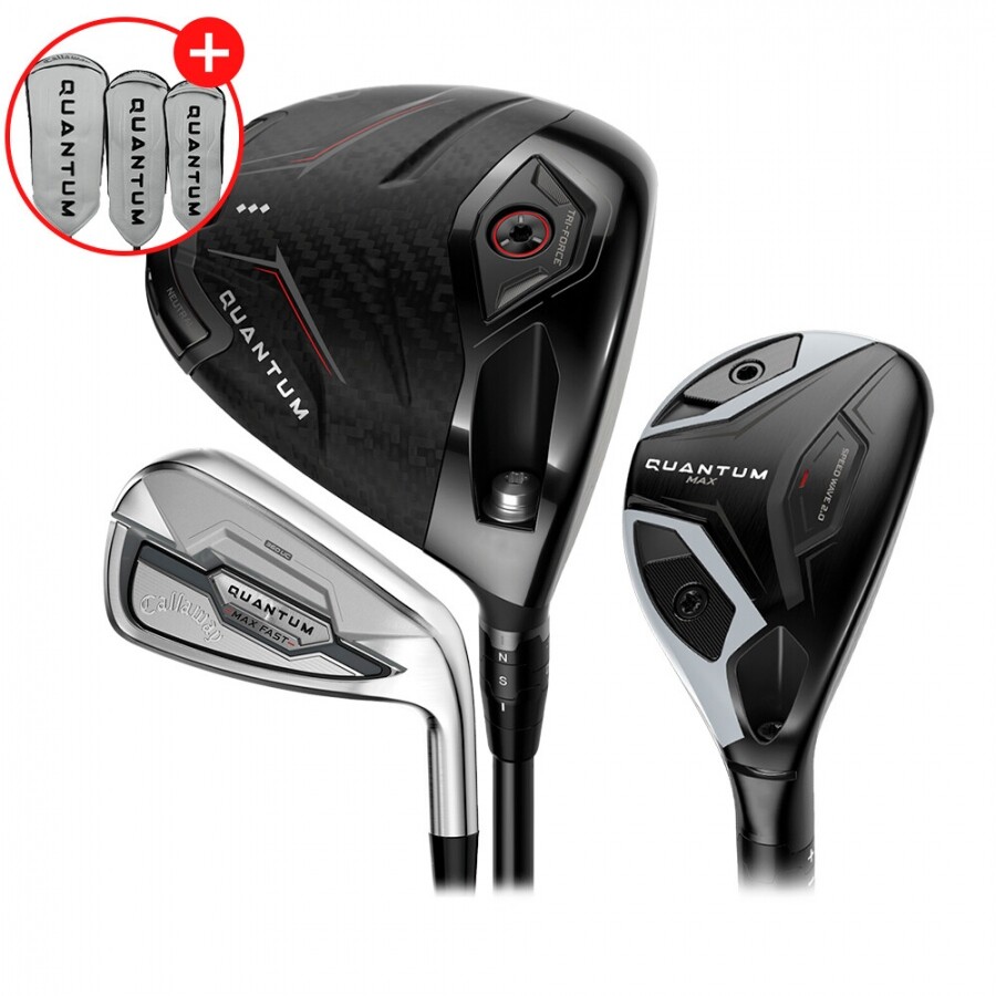 [한국캘러웨이정품] 캘러웨이 퀀텀 트리플다이아몬드(QUANTUM TD) 남성용 조합풀세트 (D+U+I) GF