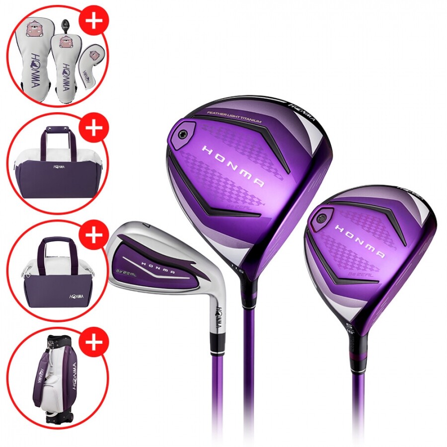 [혼마골프 정품] 혼마 비즐4 BeZEAL4 여성용 조합풀세트(D+W+I) GF