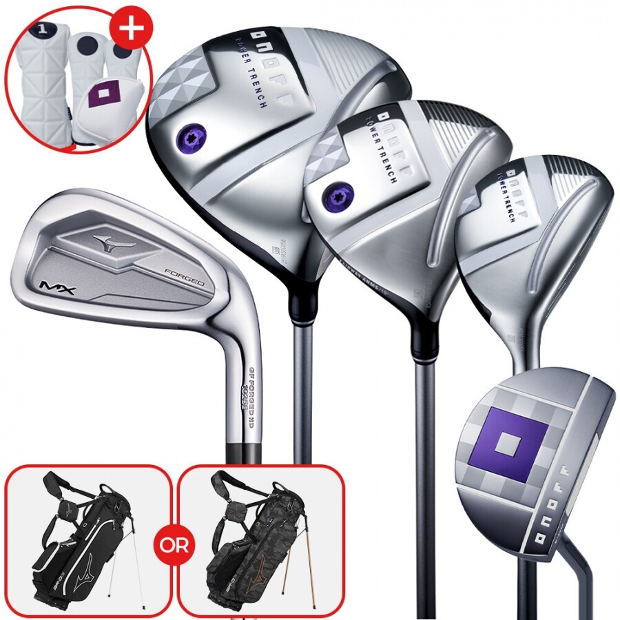 [스탠드백 증정] [한국미즈노정품] 2026년 신형 MX 포지드 남성 그라파이트 8I 조합 풀세트 (LP-425 D+W+UT+PT+MX 8I) GF