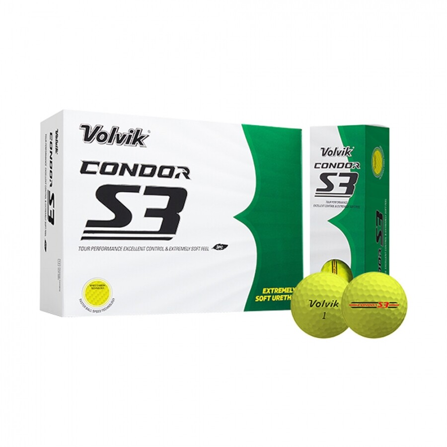 [볼빅정품] 로고볼 무료인쇄10-1 2026 콘도르(CONDOR) S3 옐로우 GF