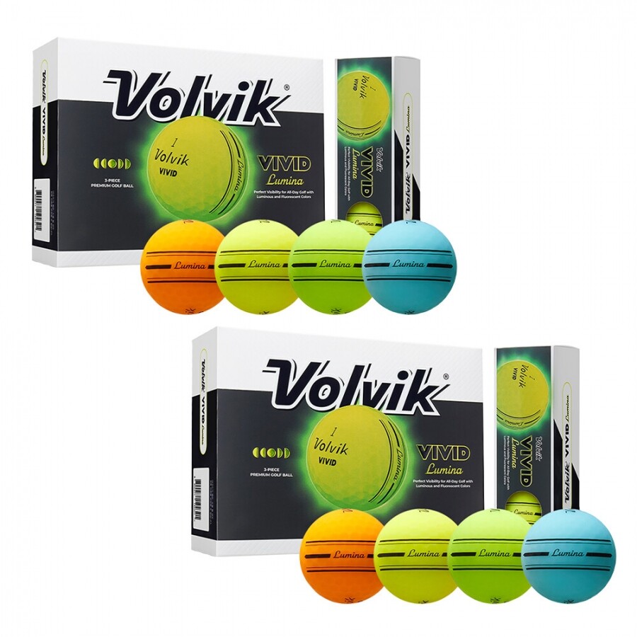 [볼빅정품] 로고볼 무료인쇄10-1 2026 비비드(VIVID) 루미나 2개 세트 GF