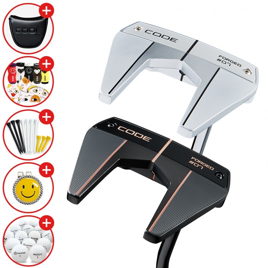 증정A 예스골프정품 26년 CODE-VII (CODE-7) #07번 더블밴드넥 퍼터 GF