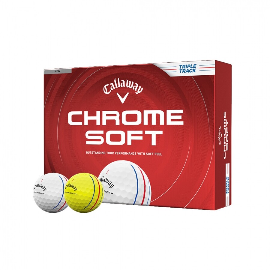 [한국캘러웨이정품] 26년 크롬소프트 트리플트랙 골프공 (12구 3피스) GF