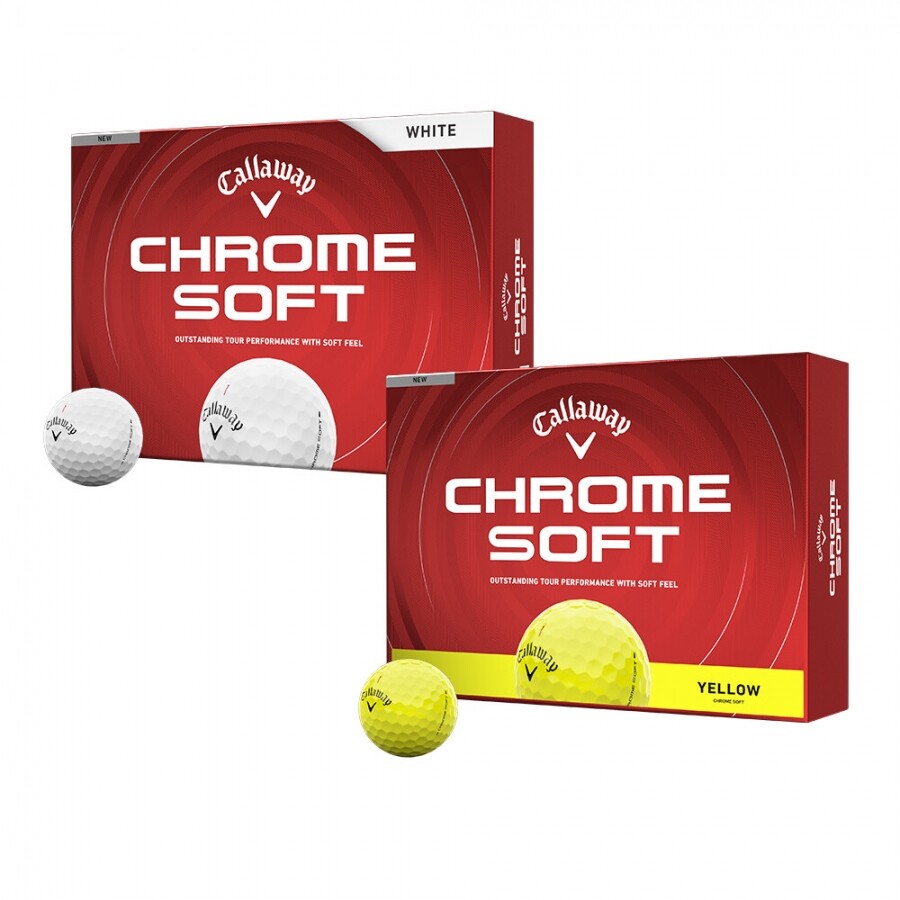 [한국캘러웨이정품] 26년 크롬소프트 골프공 (12구 3피스) 2개 세트 GF