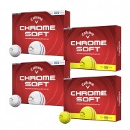 [한국캘러웨이정품] 26년 크롬소프트 트리플트랙 골프공 (12구 3피스) 4개 세트 GF