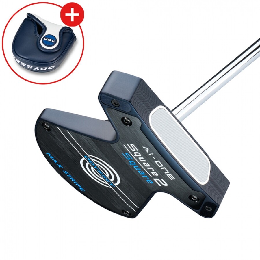 ★골프페스타★[한국캘러웨이정품] 오딧세이 AI-ONE 스퀘어 투 스퀘어 맥스 스트라이프 (SQUARE 2 SQUARE MAX) 퍼터 GF