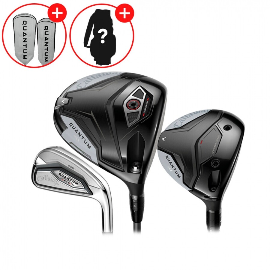 ★설맞이특가★[한국캘러웨이정품] 캘러웨이 퀀텀 맥스(QUANTUM MAX) 남성용 조합풀세트 (D+W+I) GF