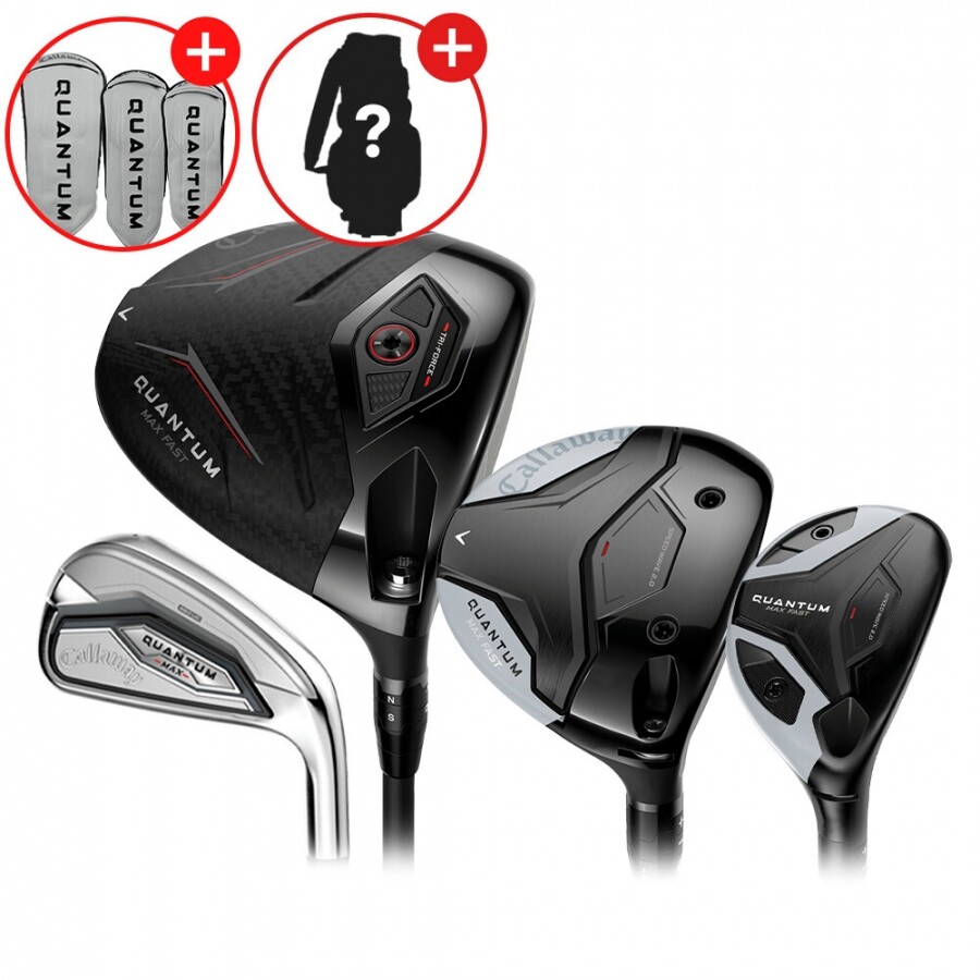 ★설맞이특가★[한국캘러웨이정품] 캘러웨이 퀀텀 맥스패스트(QUANTUM MAX FAST) 남성용 조합풀세트 (D+W+U+I) GF