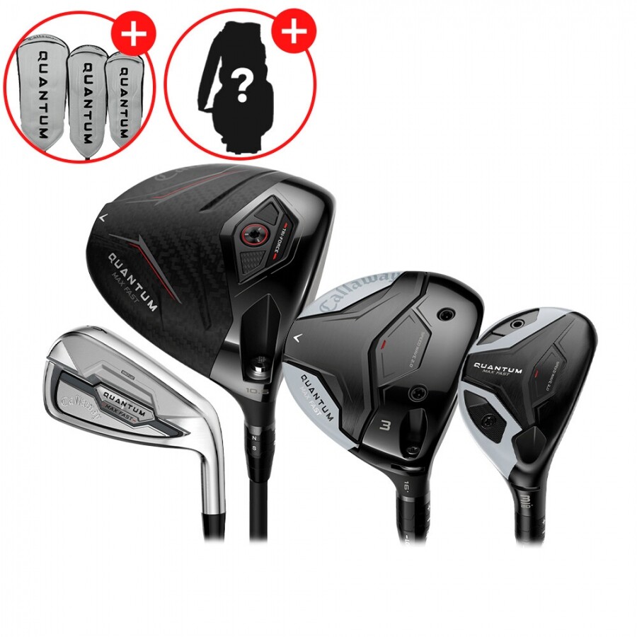 ★설맞이특가★[한국캘러웨이정품] 캘러웨이 퀀텀 맥스패스트(QUANTUM MAX FAST) 여성용 조합풀세트 (D+W+U+I) GF