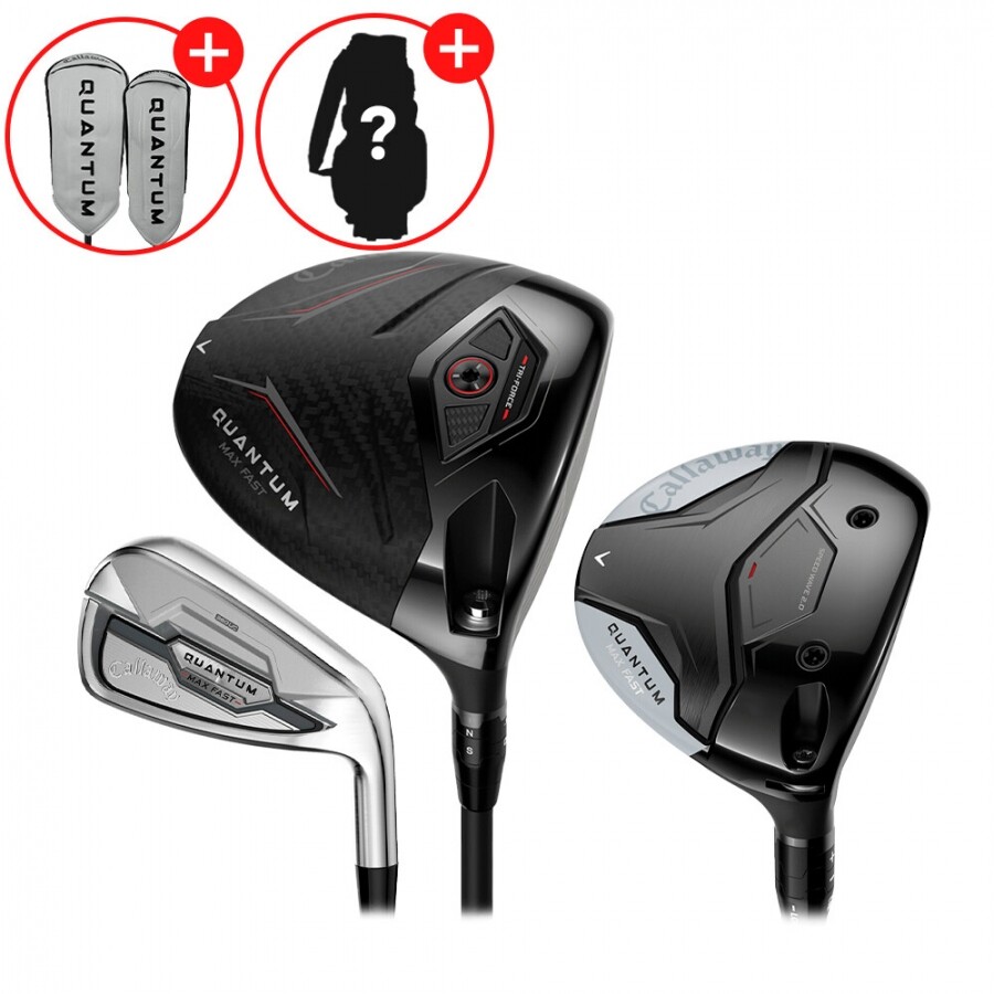 ★설맞이특가★[한국캘러웨이정품] 캘러웨이 퀀텀 맥스패스트(QUANTUM MAX FAST) 여성용 조합풀세트 (D+W+I) GF