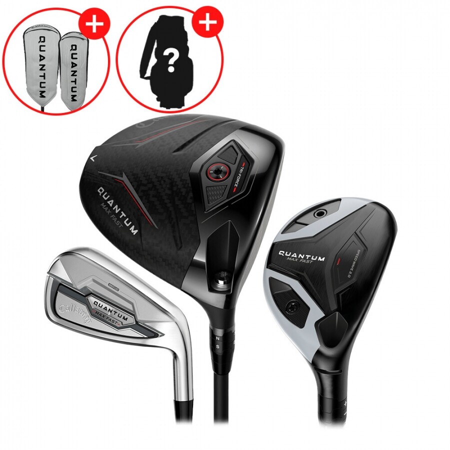 ★설맞이특가★[한국캘러웨이정품] 캘러웨이 퀀텀 맥스패스트(QUANTUM MAX FAST) 여성용 조합풀세트 (D+U+I) GF