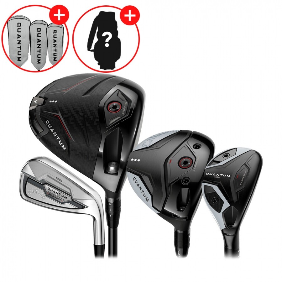 ★설맞이특가★[한국캘러웨이정품] 캘러웨이 퀀텀 트리플다이아몬드(QUANTUM TD) 남성용 조합풀세트 (D+W+U+I) GF