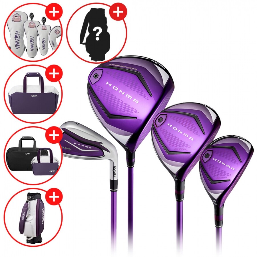 ★설맞이특가★[혼마골프 정품] 혼마 비즐4 BeZEAL4 여성용 조합풀세트(D+W+U+I) GF