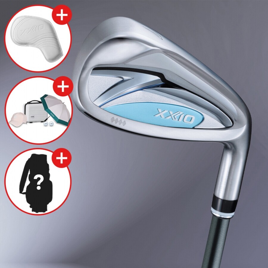 ★골프페스타★[던롭스포츠 코리아] 젝시오14 여성 블루 7개 아이언세트 GF